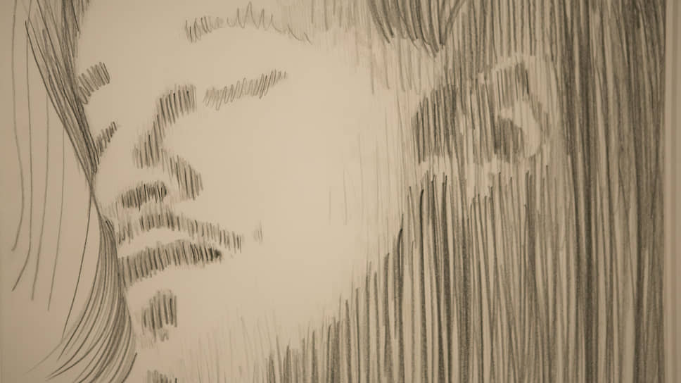 Розмари Трокель. «Без названия», 2000. Цветной карандаш, бумага. Представлено Институтом связей с зарубежными странами (ifa)