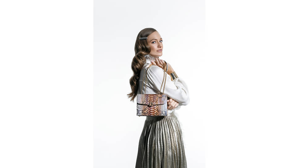 Юбка — Marella, блуза — Twinset, сумка — LaBorsa, браслеты, серьги — MaruQus, заколка — Konplott