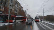 В Ижевске водитель троллейбуса наехал на опору ЛЭП