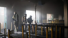 При пожаре на мебельном складе в Ижевске пострадали люди