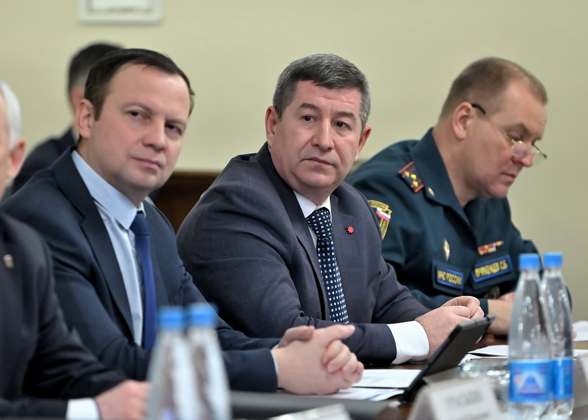 Министр национальной политики Удмуртии Эдуард Петров на заседании антитеррористической комиссии