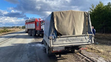 На автодороге Сарапул—Ижевск загорелся автомобиль