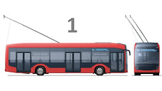 В Ижевске представили 4 варианта дизайна новых троллейбусов с автономным ходом