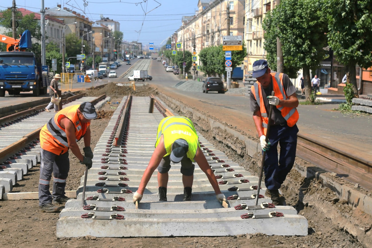 В Ижевске продолжается крупный ремонт улицы Ленина – Коммерсантъ Ижевск