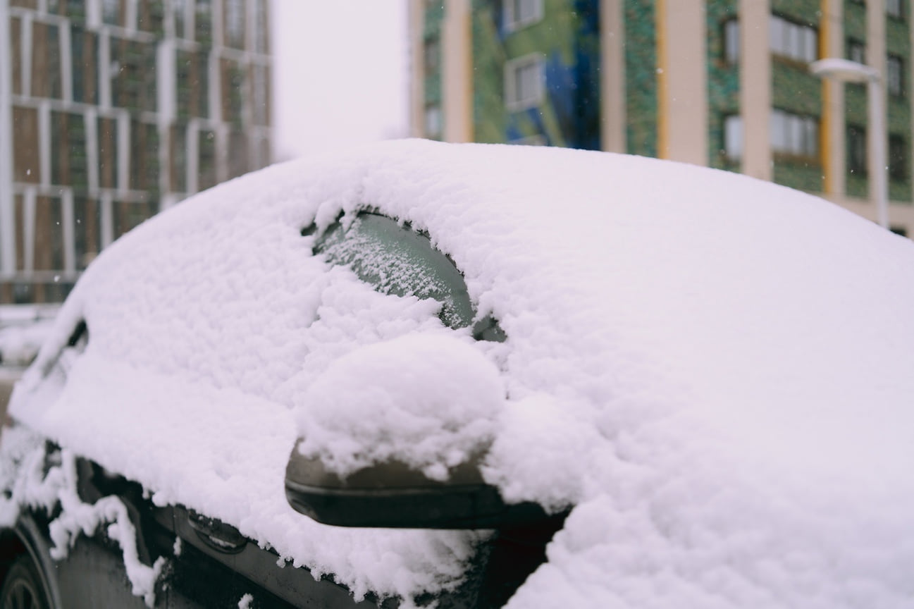 Первый снег в Ижевске в этом году