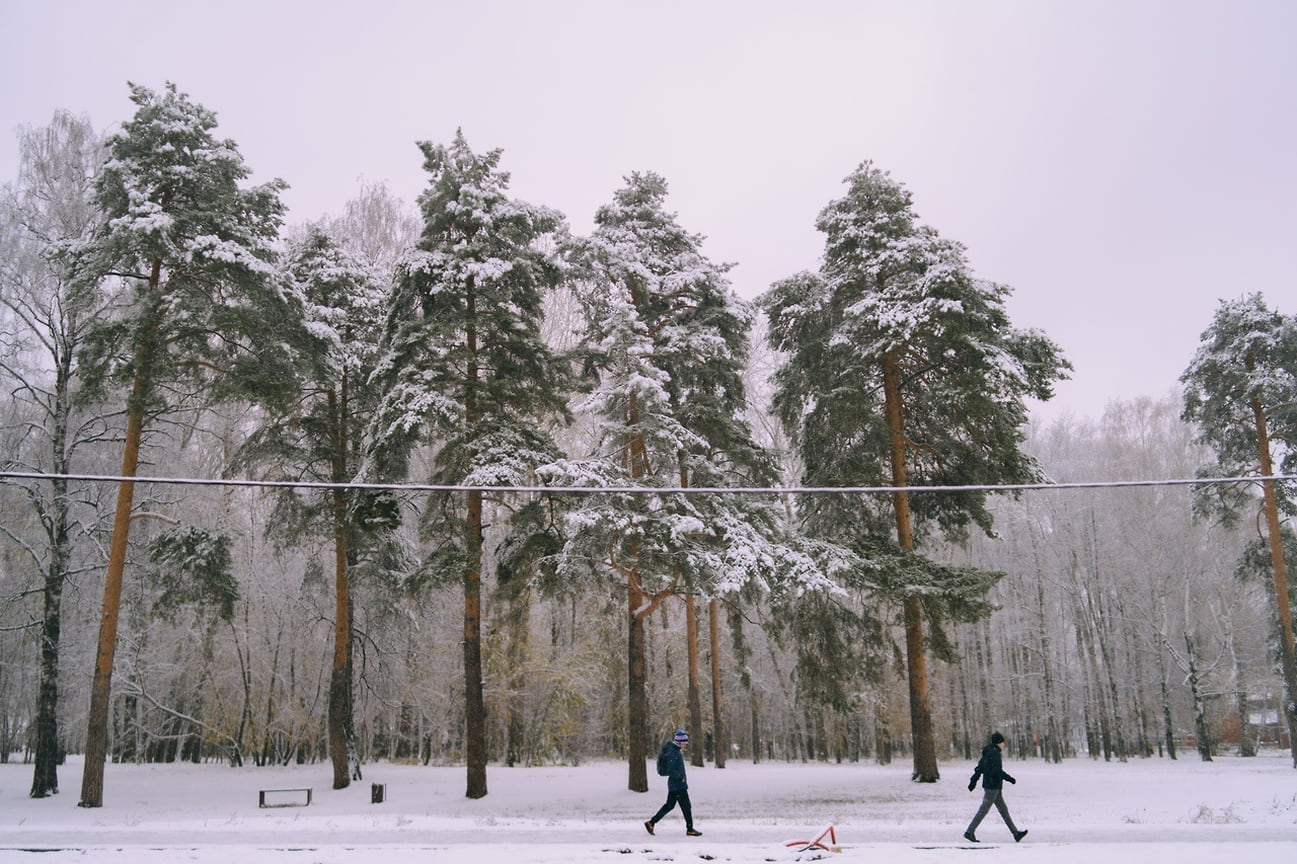 Первый снег в Ижевске в этом году