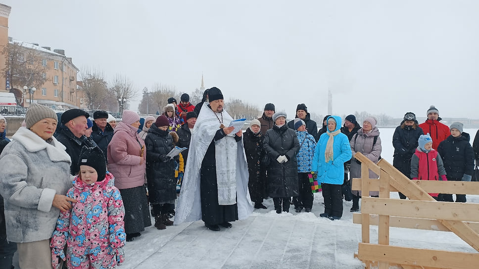 Купания на Крещение Господне в Воткинске