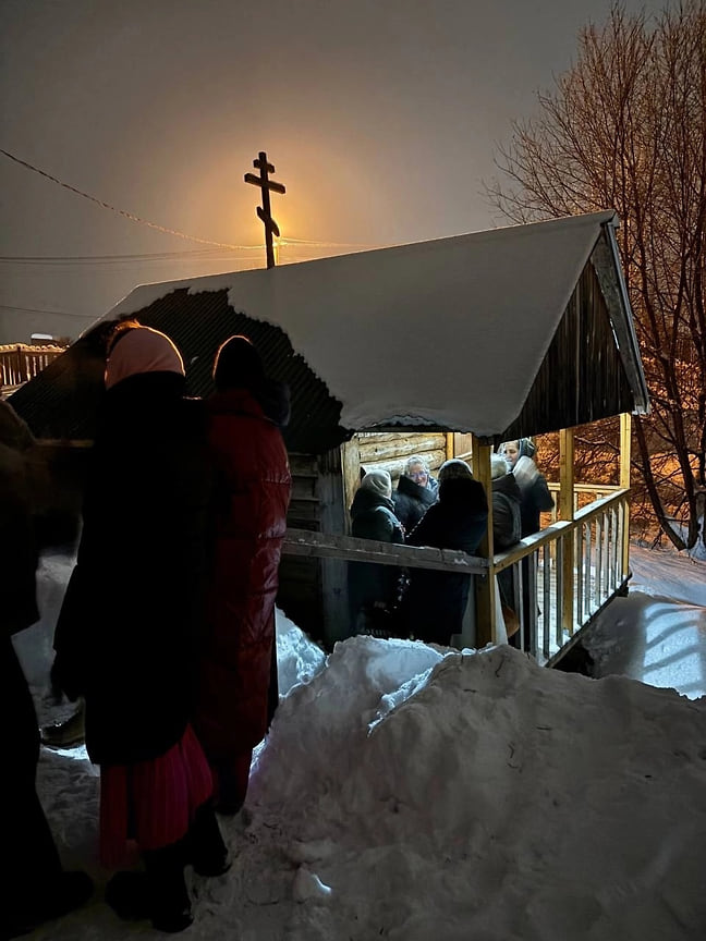 Купания на Крещение Господне в Якшур-Бодьинском районе