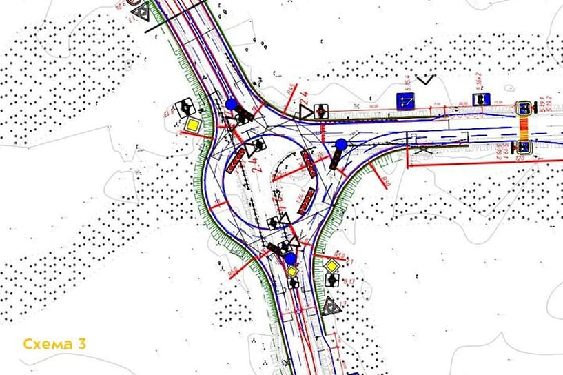 На повороте на аэрогавань появится кольцевая развязка