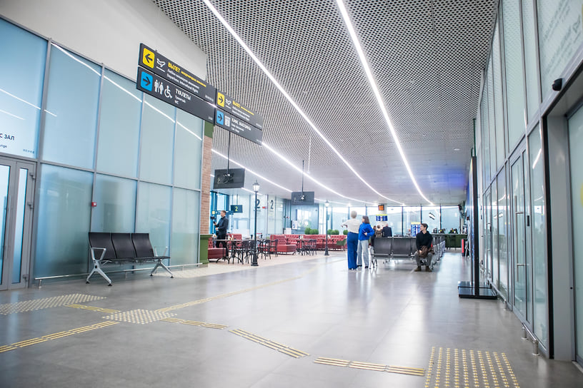 Площадь терминала превышает 10,8 тыс. кв. м