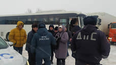 В Татарстане из-за огромной пробки оборудовали пункт обогрева
