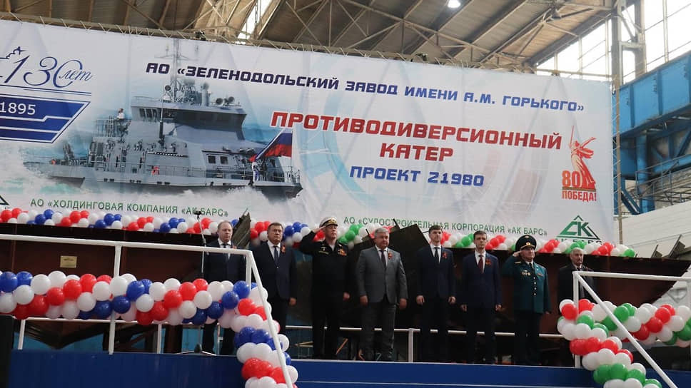 В Зеленодольске заложили новые катера специального назначения «Грачонок»