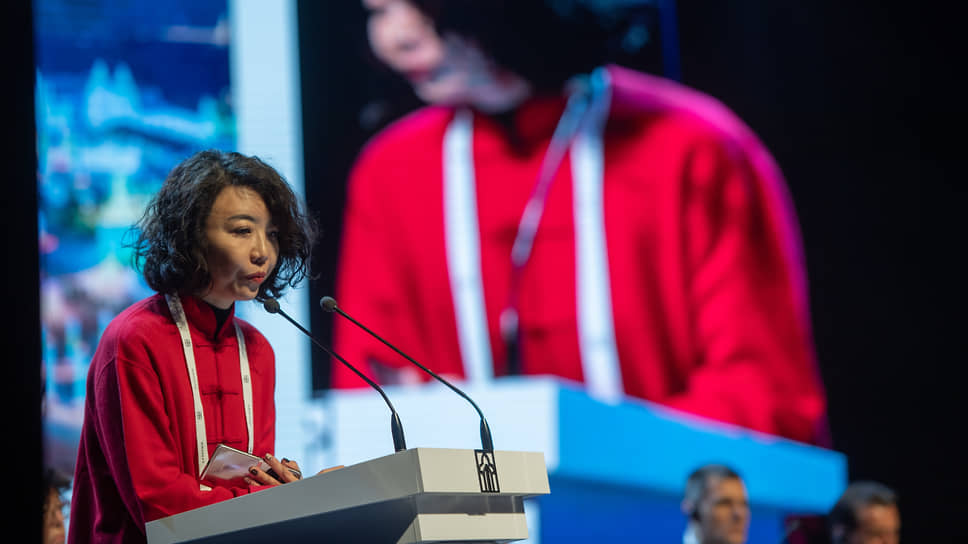 Директор архитектурного строительно-исследовательского института при Харбинском политехническом университете (Китай) Чэнь Цзяньфэй на форуме «Казаныш»