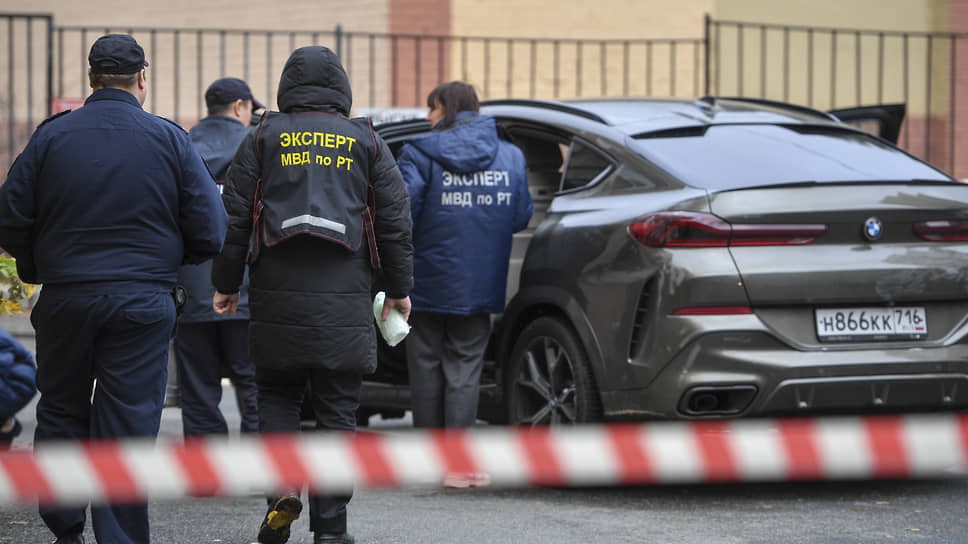 На месте нападения на супругу казанского бизнесмена проводили следственные действия.