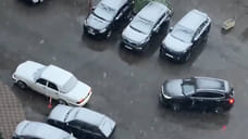 В Краснодаре выпал мокрый снег