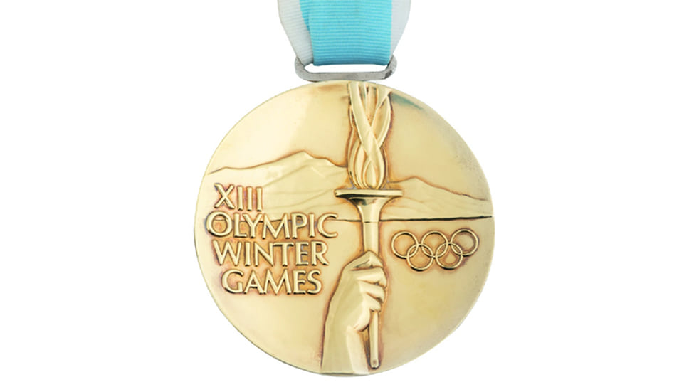 Наградная медаль: Лейк-Плэсид, 1980