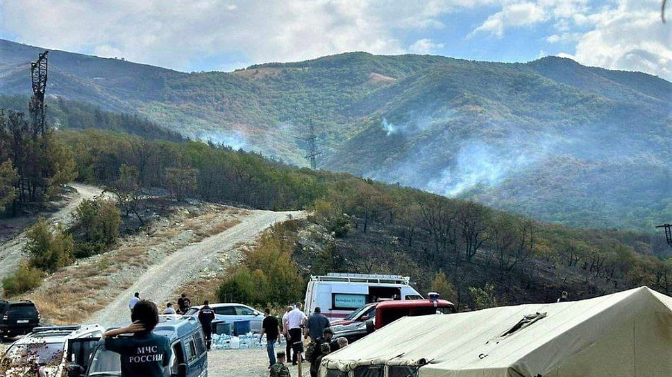 К 13:00 площадь пожара уменьшилась до 30 га
