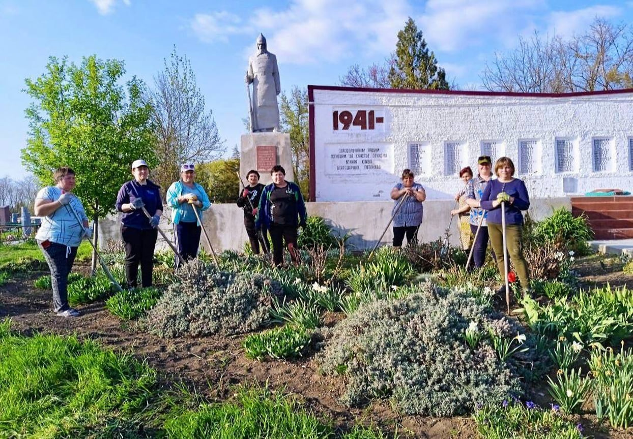 В Кущевском районе также привели в порядок общественные территории