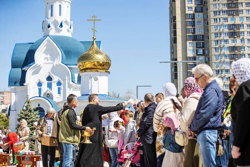 Пасхальное богослужение в Анапе