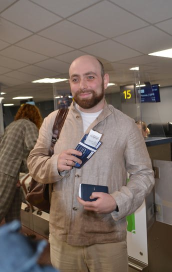 Пассажир первого регулярного рейса из Краснодара