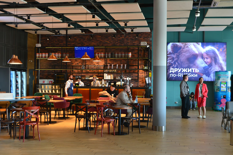 Кафе в зале ожидания