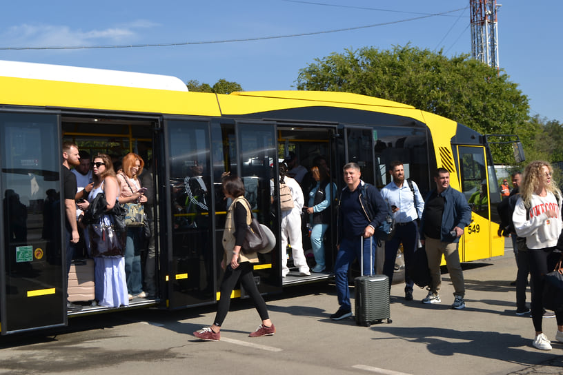 Пассажиры рейса из Москвы в Краснодар