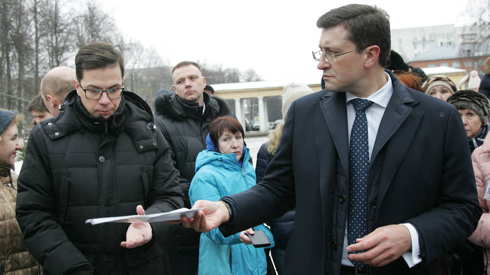Мэр Нижнего Новгорода Юрий Шалабаев, губернатор Нижегородской области Глеб Никитин (слева направо)