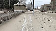 В Мордовии вместе со снегом выпала серая пыль