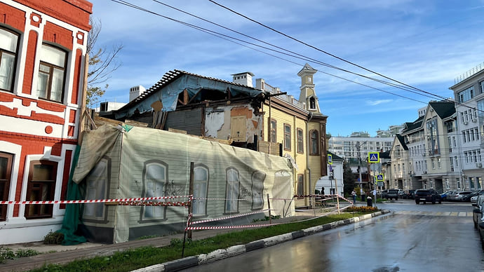 Флигель усадьбы Седова реставрируют в Нижнем Новгороде