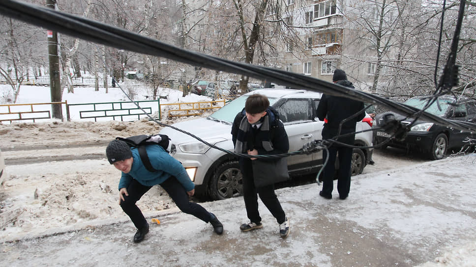 Последствия ледяного дождя