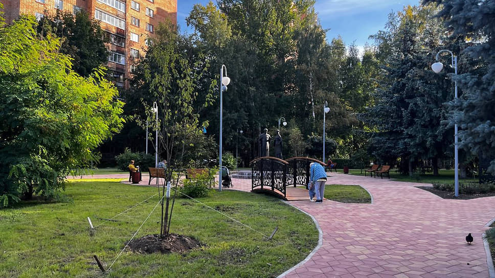 «Аллея любви» в Приокском районе после благоустройства
