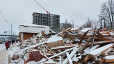 В Нижнем Новгороде начали сносить дома на месте будущего квартала правительства