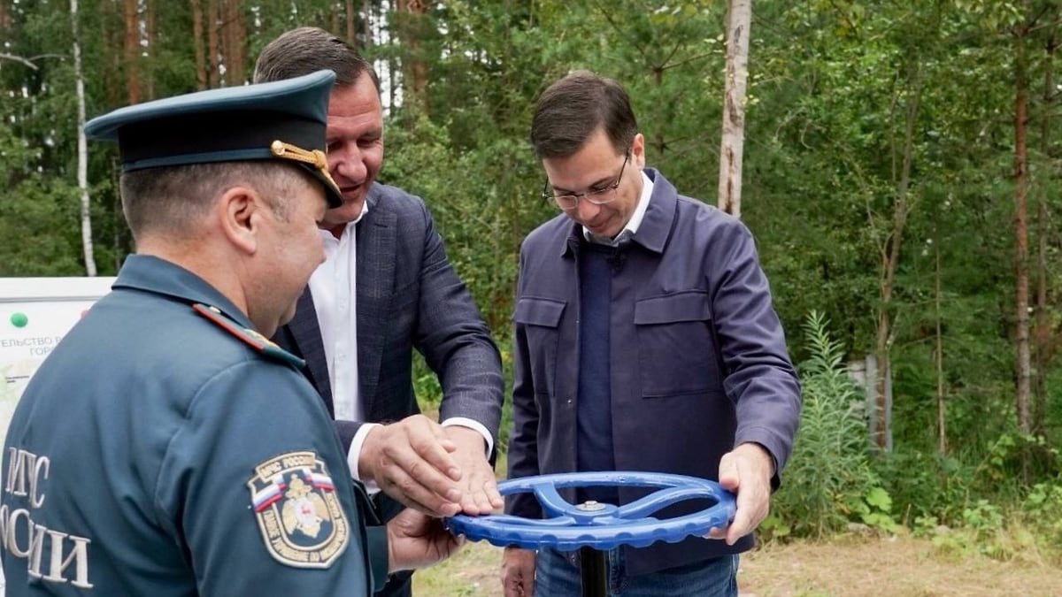 В Зеленом Городе запустили новый водовод за 181 млн рублей