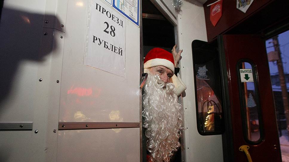 А еще нижегородский Дед Мороз -- водитель трамвая