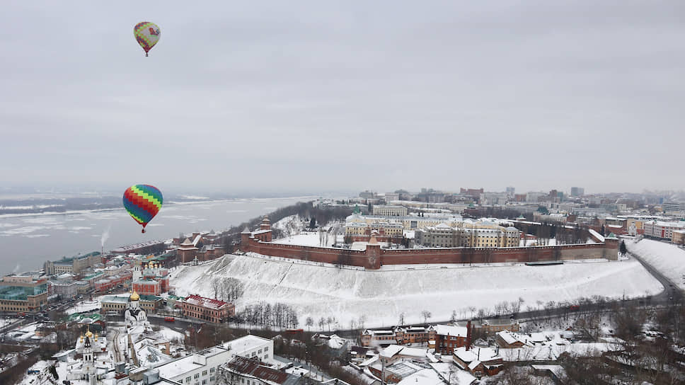 А вот и нижегородский кремль