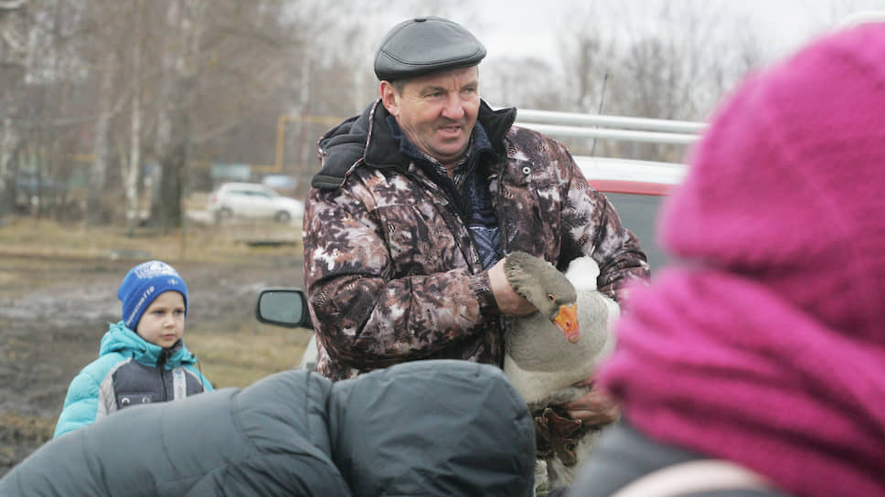 Еще один с гусем