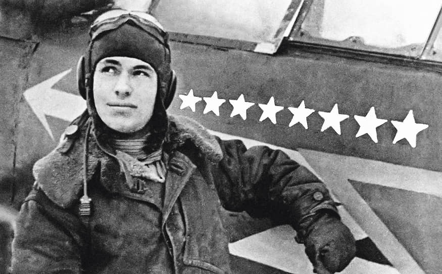 Прославленный летчик-истребитель Н. М. Скоморохов, в начале войны летавший на ЛаГГ-3