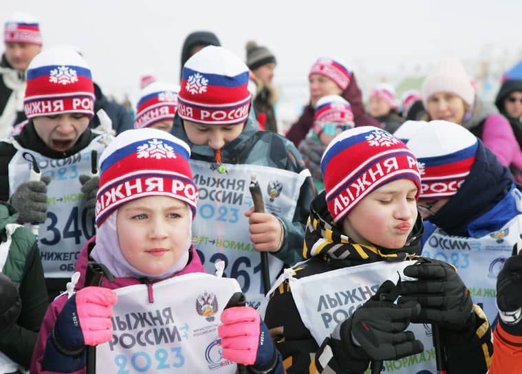 На старте юных спортсменов никогда не скучно