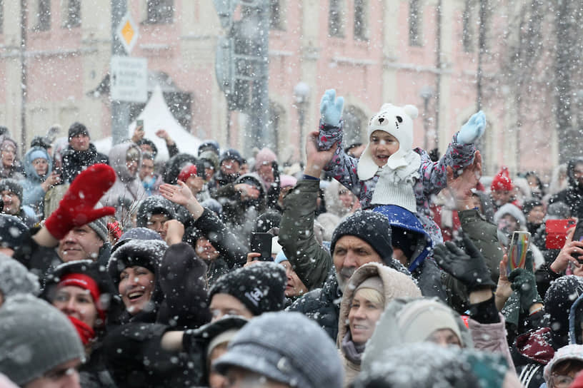 Зрители во время представления