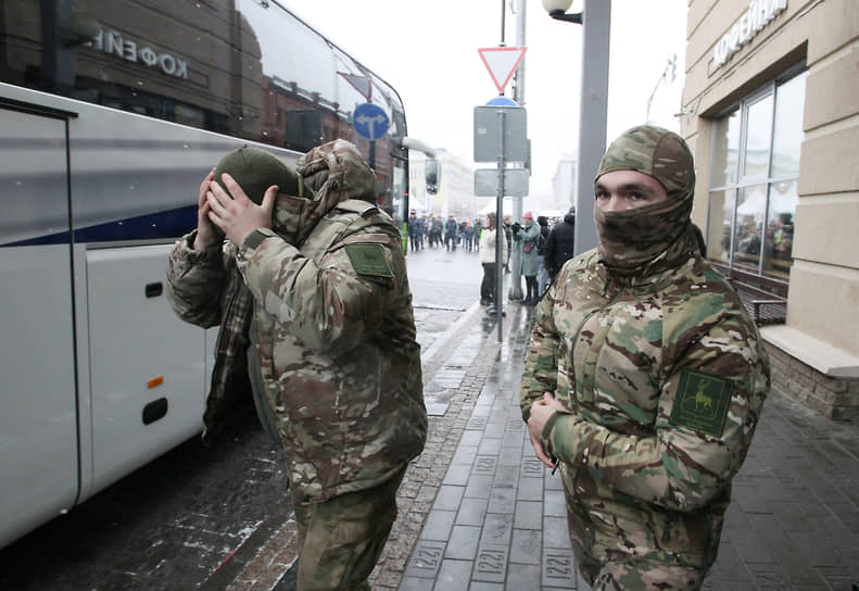 Добровольцы перед отправкой на СВО