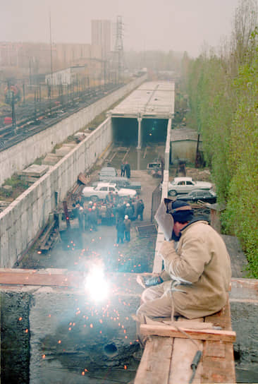 Октябрь 1999 года. Строительство станции «Буревестник»