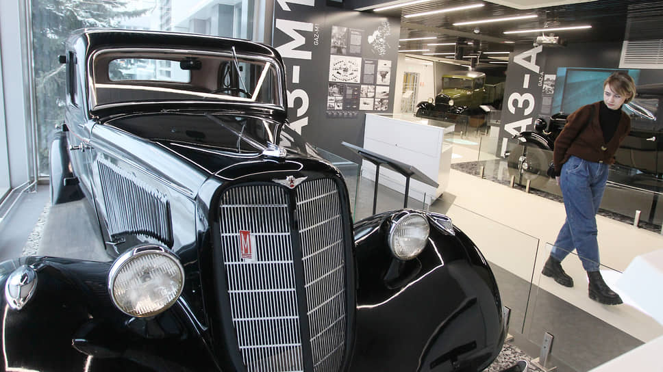 Автомобиль ГАЗ-М1 в экспозиции Музея истории ГАЗ