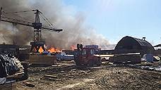 Площадь пожара на заводе по переработке леса в Кодинске выросла в шесть раз
