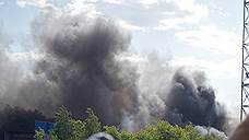 В Новосибирске на бетонном заводе произошел пожар