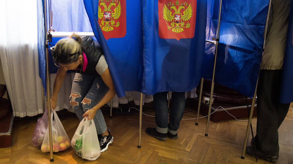 Голосование на выборах мэра Новосибирска