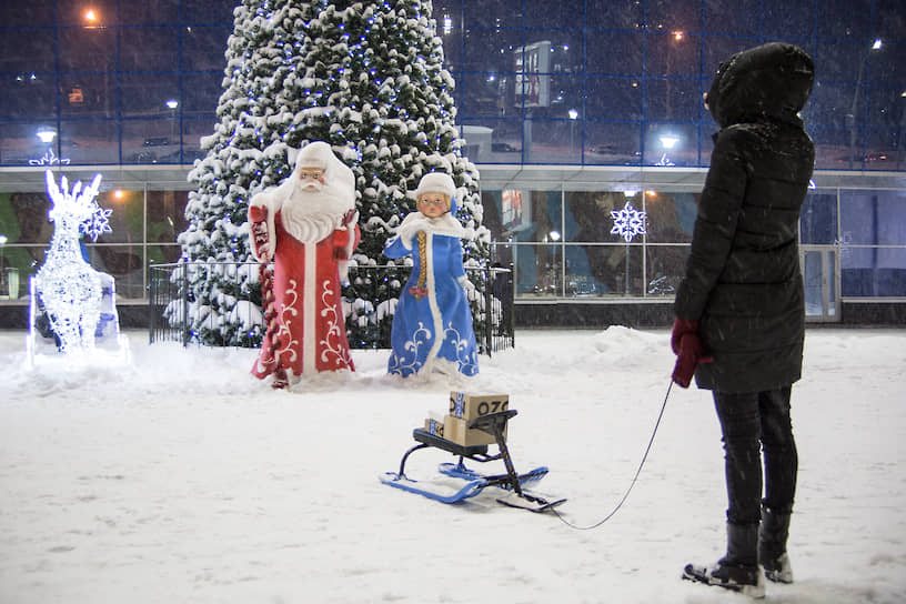 Новосибирск готовится к Новому году