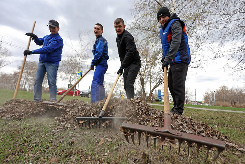 Субботник в Барнауле