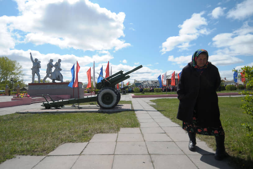 Празднование 71-й годовщины Победы в Великой Отечественной войне в Барабинске Новосибирской области, 2016 год