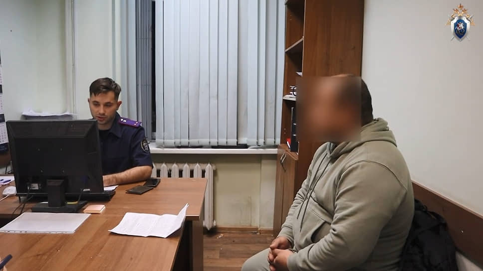 Обвиняемый на допросе