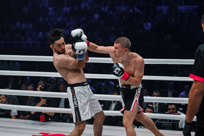 Артем Швецов уверенно сражался на протяжении всех трех раундов в противостоянии с азербайджанцем Маммадом Амралиевым и одержал победу по очкам единогласным решением судей